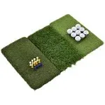 Rukket Mat Attack Tri-Turf Portable Golf Hitting 25in x 16in