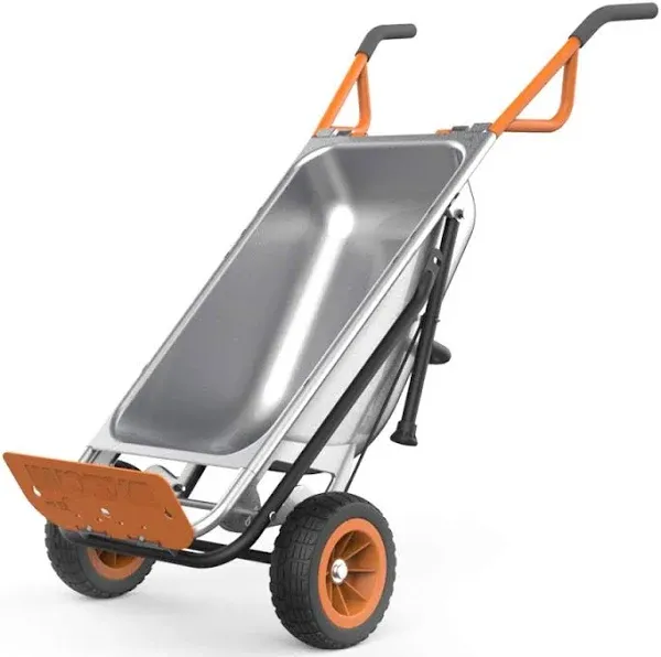 Worx WG050 Aerocart 8-in-1 Yard Cart Wheelbarrow Dolly