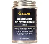 4LIFETIMELINES Dielectric Silicone Grease Waterproof and Non-Conductive Lubricant for Electrical and Automotive Applications