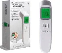 Sharper Image Touchless Thermometer High Precision Infrared Battery Powered New