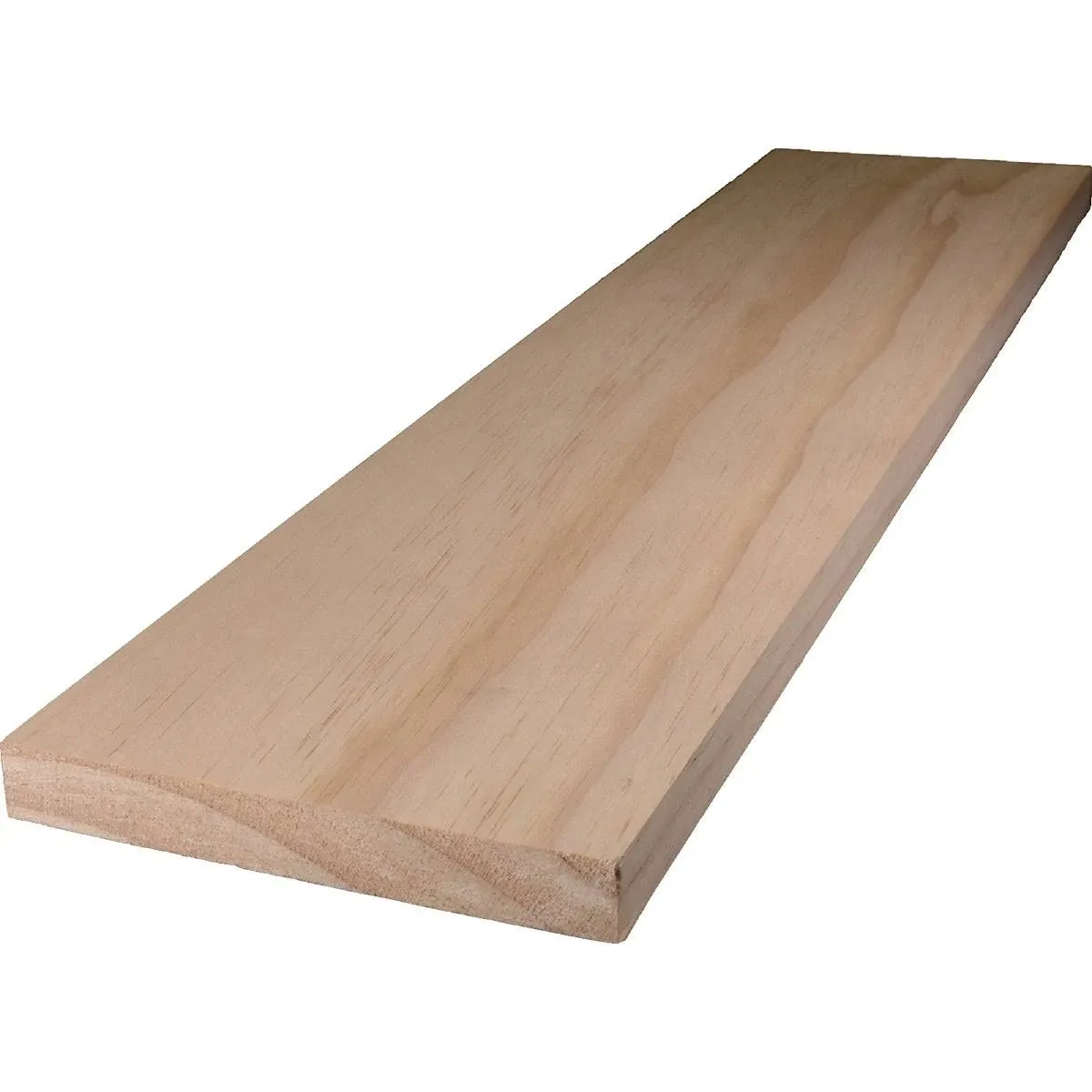 Alexandria Moulding 6 in. W x 4 ft. L x 1 in. Pine Board - Total Qty: 1