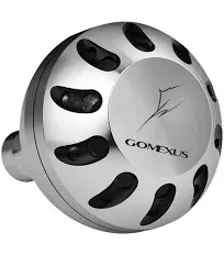 Aluminum Silver Gold Power Knob Okuma, Quantum, Penn, Daiwa, Shimano Handle 45mm