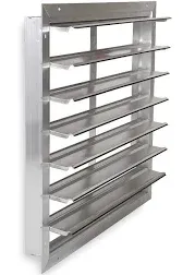 Dayton 24" Backdraft Damper/Wall Shutter