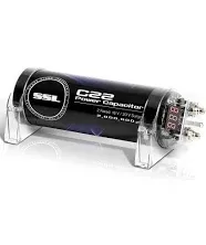 SOUNDSTORM C22 2-Farad Capacitor with Digital Display (Black Finish)