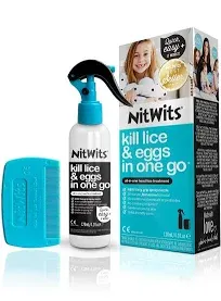 NitWits All-in-One Head Lice Treatment Spray