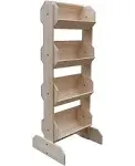 Oak Rebrilliant Tiered Wooden Floorstanding Display