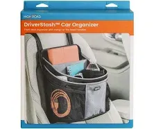 High Road Driver Stash Car Organiser Pocket Hanging Secure Storage Bag Black