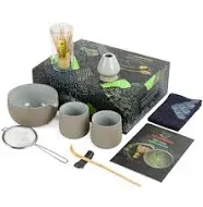 TEANAGOO Matcha Whisk Set Matcha Bowl with Pouring Spout Bamboo Matcha Whisk ...