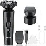 Electric Shavers for Men, Ipx7 Waterproof Electric Razors for Shaving, (2024 New