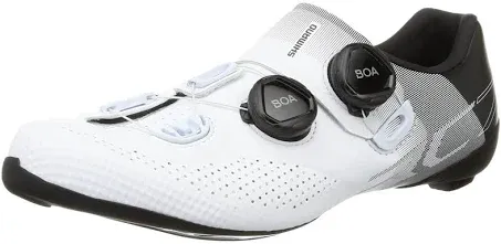 SHIMANO Men's Modern RC7 (RC702) Shoes, White, Size 47 Wide, 9 AU