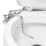 Side-Mounted All Metal Attachable Bidet with Adjustable Spray Wand, Dual Temperature Brondell