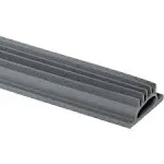 36 in. Gray Vinyl Door Sweep Replacement Inserts