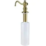 Kingston Brass Sd7603 Curved Nozzle Metal Soap Dispenser Antique Brass