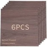 TREEMBER Walnut Plywood 6pcs 6mm 1/4 x 12 x 12inch Plywood Sheets,Unfinished Walnut Plywood for Crafts,DIY Projects,Perfect for Laser Cutting & Engrav