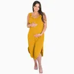 Kindred Bravely Ruffle Strap Labor & Delivery Gown | Honey