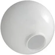 12 in. White Acrylic Globe