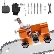 HOAIXUN Chainsaw Sharpening jig Chainsaw Chain Sharpening jig Suitable for 8-22 inch Chainsaw Portable Chainsaw Sharpening kit. Suitable