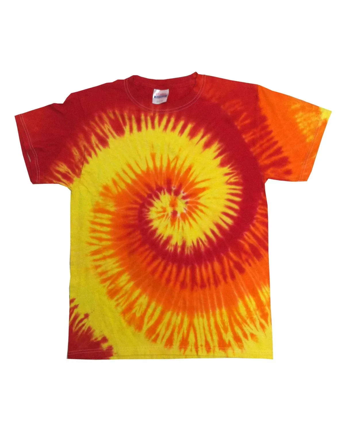 Tie Dye CD100 Adult 5.4 oz. 100% Cotton T Shirt - Blaze - XL