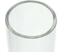 SOURCEONE.ORG 14lrkf1m Source One Polycarbonate Unbreakable Round Clear Tube 12, 1, 1 12 inch Diameter 1 inch Diameter, 12 inch Long