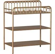 Monarch Hill Ivy Metal Changing Table with 2 Open Shelves