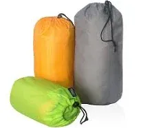 Frelaxy Stuff Sack Set 5-Pack Ultralight Ditty Bags with Dust Flap for Traveling Hiking Backpacking