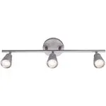 WAC Lighting Solo Fixed Rail, 3000K, Brushed Nickel