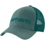 Carhartt Trucker Snapback Night Blue Lime Logo Cap NWT