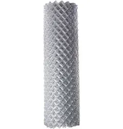 Aleko Galvanized Steel 6 X 50 Feet (1.8 X 15m) Chain Link Fence Fabric 12.5-AW Gauge CLF125G6X50-AP