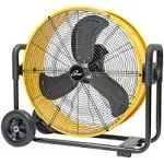 iLIVING 20 in. Step-Less Speed 5703 CFM Heavy Duty High Velocity Barrel Floor Drum Fan with DC Motor ILG8M20-50DC