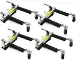 Set of 4PCS Pro Go Under Car Jack Lift Heavy Duty Hydraulic Car Dolly 1500LBS