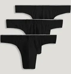 Jockey Casual Cotton Stretch Thong - 3 Pack