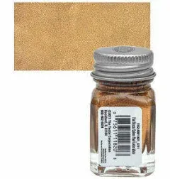 Testors 1/4 oz Brass Enamel Paint 1182T