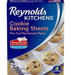 Reynolds Kitchens Cookie Baking Sheets Pre-Cut Parchment Paper