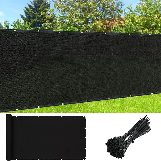 DUUMI 4ft x 50ft Green Heavy Duty Windscreen Fencing Mesh Shade Net Cover