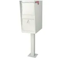 Mail Manager Street Safe Package Master Curbside Locking Security Mailbox Weekend Away Locking Mailbox