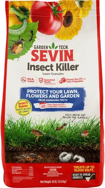 Sevin Insect Killer Lawn Granules-10 lb