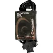 American DJ EC-123-3FER10 Black 10 Foot Accu-Cable 3-Wire 12-Gauge Edison AC Extension Cord