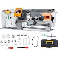 VEVOR Metal Lathe Machine 13.78'' Precision Benchtop