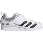 Adidas Men's Powerlift 5 Weightlifting Shoes, White/Core Black/Grey Two / 10