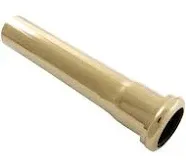 Kingston Brass Fauceture EVP2002 Century 1-1/2" x 8" Brass Slip Joint Tailpiece Extension Tube