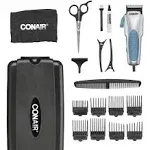 Conair Home Haircutting Kit No Slip Grip Clipper Trimmer 18pc Grooming System