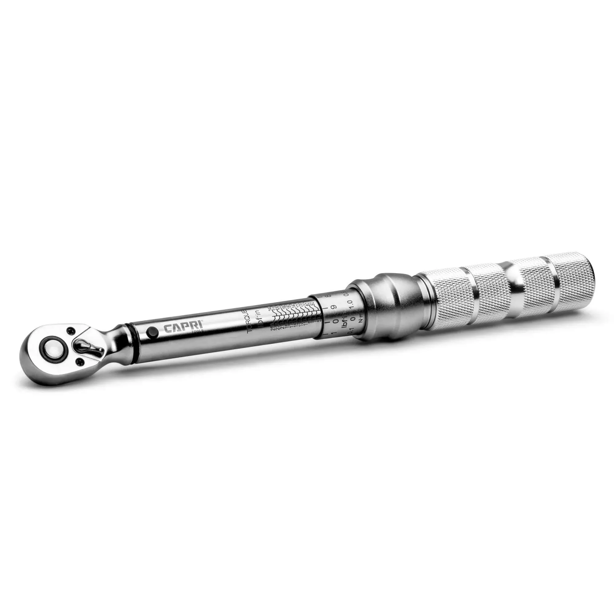 Capri Tools 50-250 inch Pound Industrial Torque Wrench, 1/4" Drive