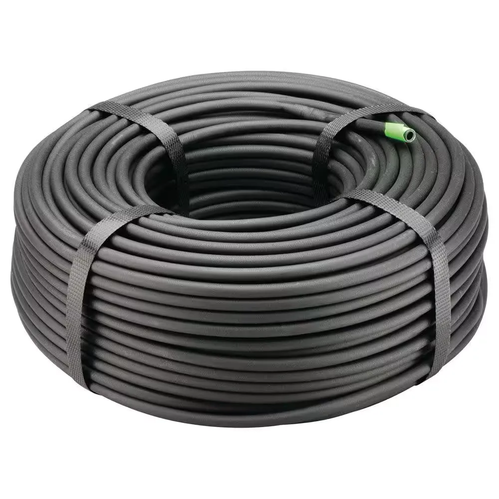 Rain Bird T22-250S Drip Irrigation 1/4" Blank Distribution Tubing, 250' Roll, Black