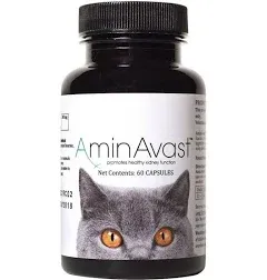 AminAvast Kidney Support Supplement for Cats &amp; Dogs 300mg 60 Sprinkle Capsules