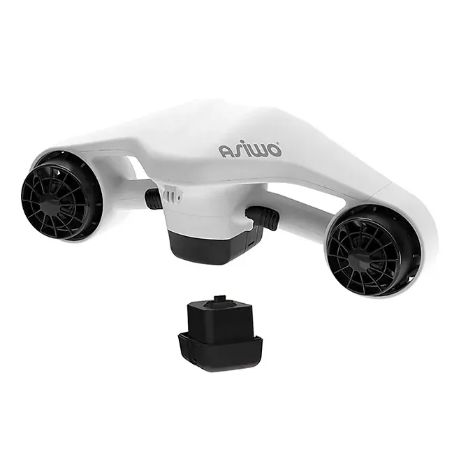 Asiwo EL-SS01 Underwater Scooter with Action Camera Mount, White