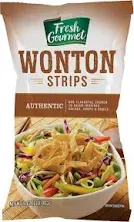 Fresh Gourmet, Wonton Strip, Garlic Ginger, 3.5 Oz