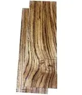 White's Woods Zebrawood Lumber 3/4"x4"x12" (2 Pack)