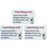 Food Allergy | Medical Wallet Cards | Secure ID®