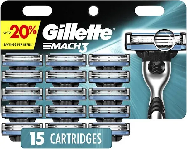 Gillette Mach3 Men's Razor Blades - 12 ct