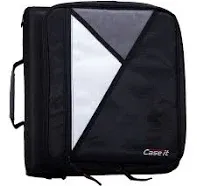 Case·it Universal Laptop Zipper Binder, O-Ring, 2 Inches, Deep Purple